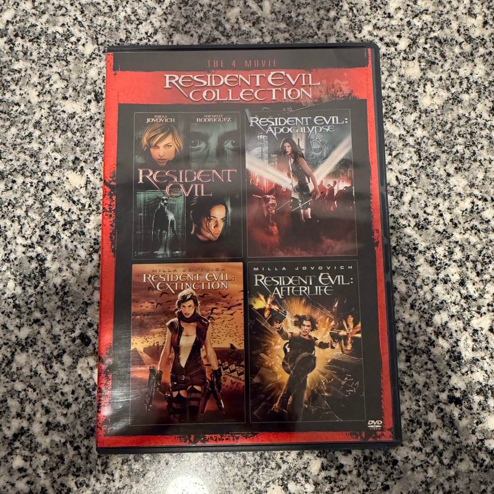Resident‎ Evil The Complete Collection 4 Movie DVD Set